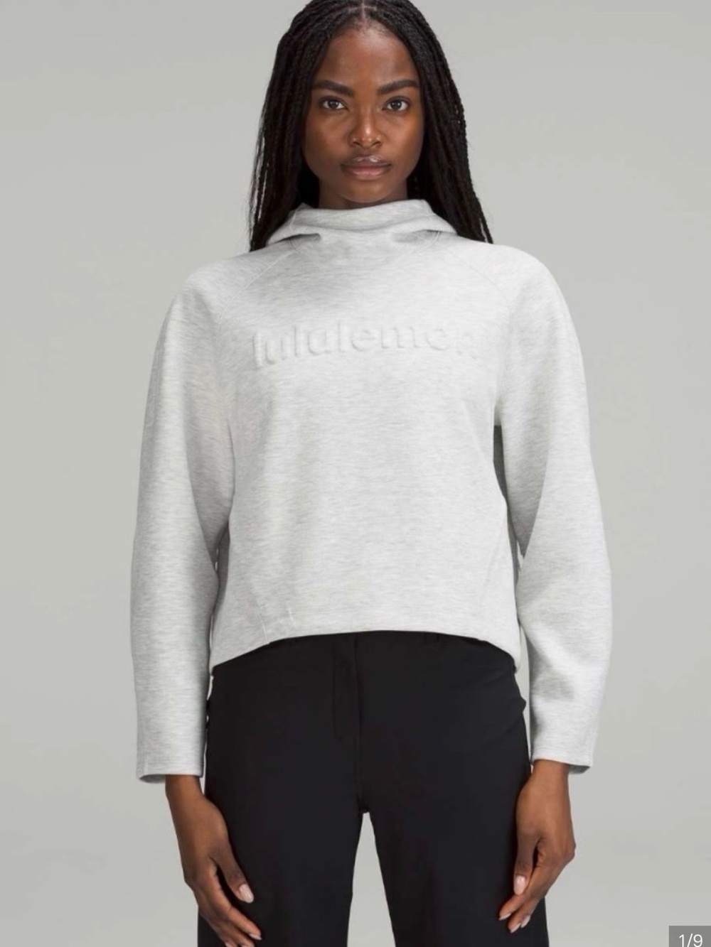LuLuLemon Air Wrap Hoodie in Heathered Core Ultra Light Grey